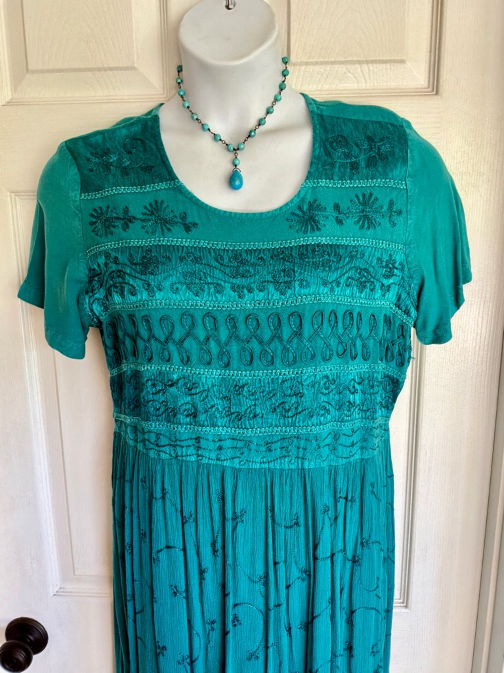 NAQUI… Embroidered Boho Maxi Dress